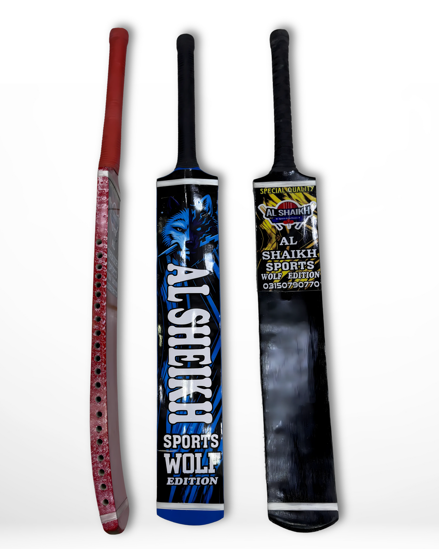 Al Shaikh Sports Wolf Edition Cricket Bat – English Willow Cricket Bat for Power Hitting