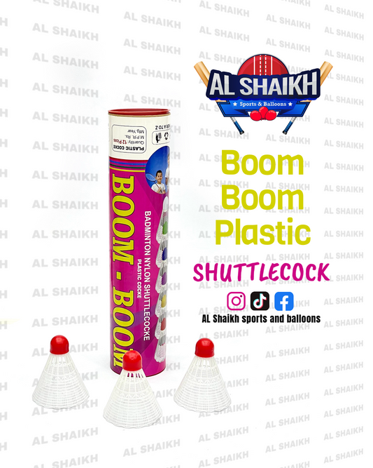 Premium Badminton | Boom Boom Plastic Shuttlecock