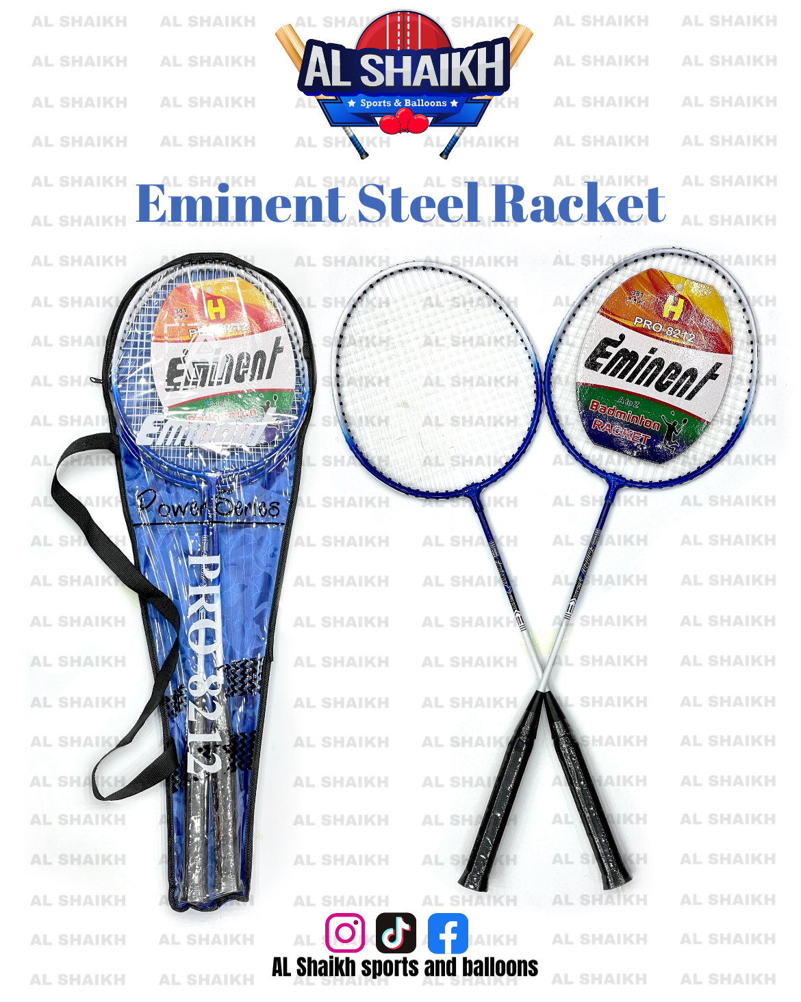Eminent Steel Racket | Al Shaikh Sports – al-shaikhshop