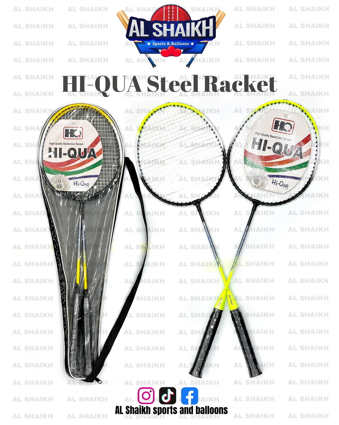 HI QUA Steel Racket